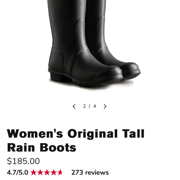 Women’s original tall Hunter Boots NIB - Picture 10 of 10